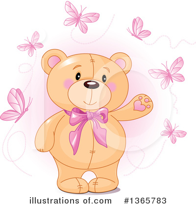 Royalty-Free (RF) Teddy Bear Clipart Illustration by Pushkin - Stock Sample #1365783