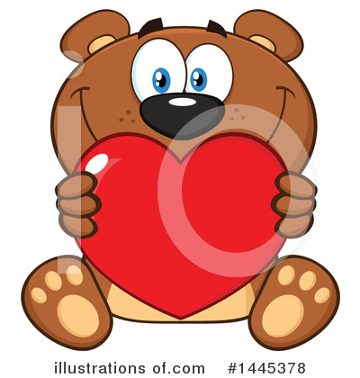 Royalty-Free (RF) Teddy Bear Clipart Illustration by Hit Toon - Stock Sample #1445378