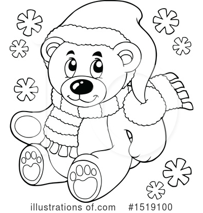 Royalty-Free (RF) Teddy Bear Clipart Illustration by visekart - Stock Sample #1519100