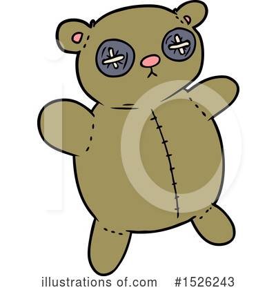 Royalty-Free (RF) Teddy Bear Clipart Illustration by lineartestpilot - Stock Sample #1526243