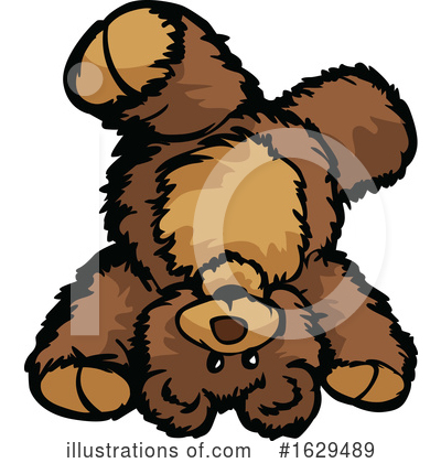 Royalty-Free (RF) Teddy Bear Clipart Illustration by Chromaco - Stock Sample #1629489