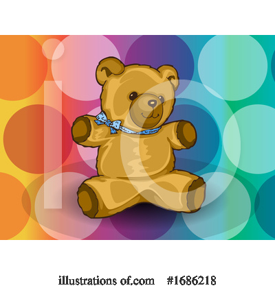 Royalty-Free (RF) Teddy Bear Clipart Illustration by Morphart Creations - Stock Sample #1686218