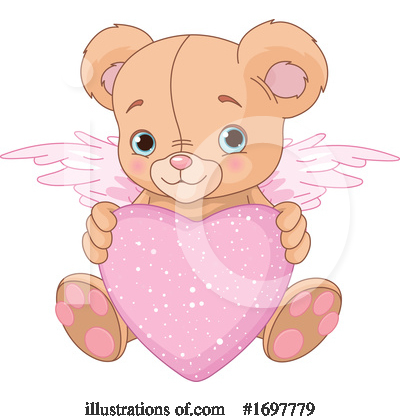 Royalty-Free (RF) Teddy Bear Clipart Illustration by Pushkin - Stock Sample #1697779