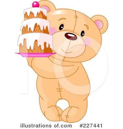 Royalty-Free (RF) Teddy Bear Clipart Illustration by Pushkin - Stock Sample #227441