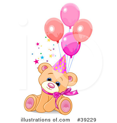 Birthday Bear Clipart #39229 by Pushkin