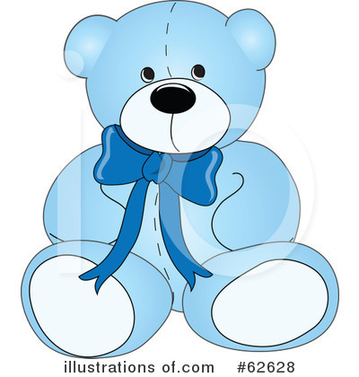 Royalty-Free (RF) Teddy Bear Clipart Illustration by Pams Clipart - Stock Sample #62628