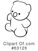 Teddy Bear Clipart #63126 by Leo Blanchette