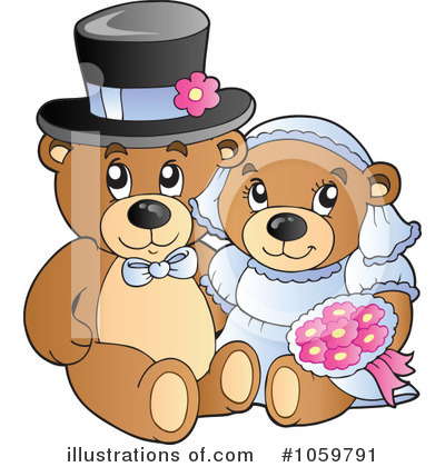 Wedding Couple Clipart #1059791 by visekart