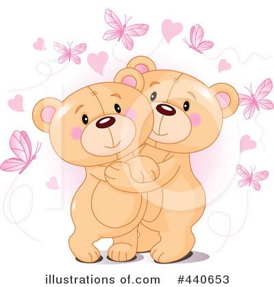 Royalty-Free (RF) Teddy Bears Clipart Illustration by Pushkin - Stock Sample #440653