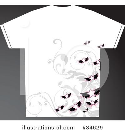 Royalty-Free (RF) Tee Shirt Clipart Illustration by OnFocusMedia - Stock Sample #34629