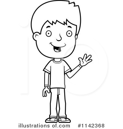 Royalty-Free (RF) Teen Boy Clipart Illustration by Cory Thoman - Stock Sample #1142368