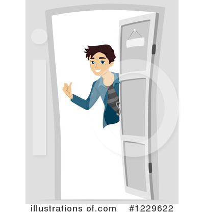 Door Clipart #1229622 by BNP Design Studio