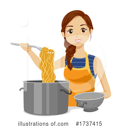 Spaghetti Clipart #1737415 by BNP Design Studio