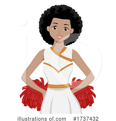 Cheerleader Clipart #1737432 by BNP Design Studio