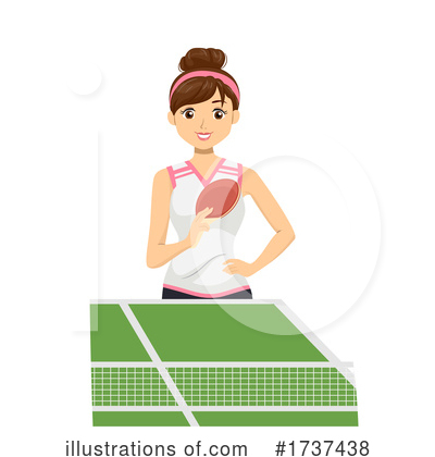 Tennis Clipart #1737438 by BNP Design Studio