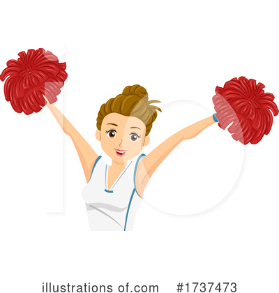 Cheerleader Clipart #1737473 by BNP Design Studio
