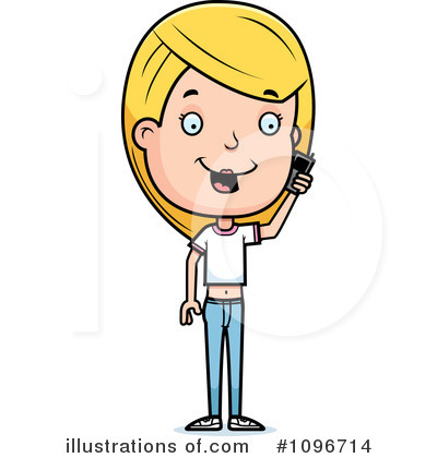 Royalty-Free (RF) Teen Girl Clipart Illustration by Cory Thoman - Stock Sample #1096714