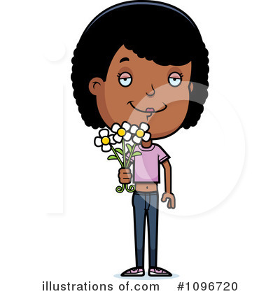 Giving Flowers Clipart #1096720 by Cory Thoman