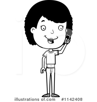 Royalty-Free (RF) Teen Girl Clipart Illustration by Cory Thoman - Stock Sample #1142408