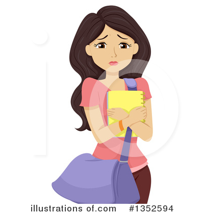 Teen Girl Clipart #1352594 - Illustration by BNP Design Studio