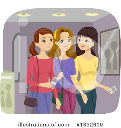Royalty-Free (RF) Teen Girl Clipart Illustration by BNP Design Studio - Stock Sample #1352600