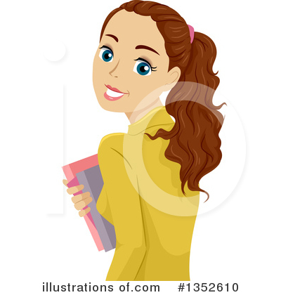 Royalty-Free (RF) Teen Girl Clipart Illustration by BNP Design Studio - Stock Sample #1352610