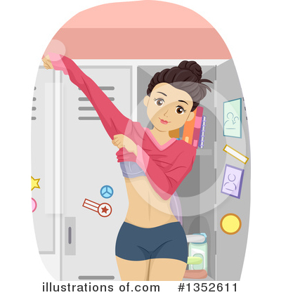 Royalty-Free (RF) Teen Girl Clipart Illustration by BNP Design Studio - Stock Sample #1352611