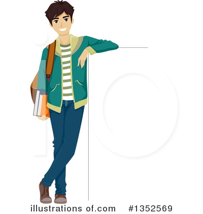 Royalty-Free (RF) Teenage Boy Clipart Illustration by BNP Design Studio - Stock Sample #1352569