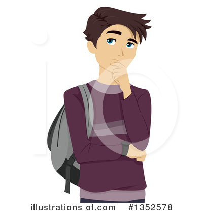 Royalty-Free (RF) Teenage Boy Clipart Illustration by BNP Design Studio - Stock Sample #1352578