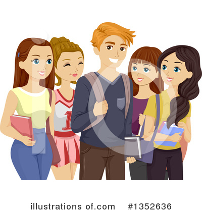 Royalty-Free (RF) Teenager Clipart Illustration by BNP Design Studio - Stock Sample #1352636