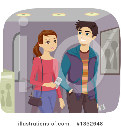 Courting Clipart #1352648 by BNP Design Studio