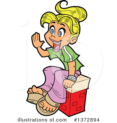 Royalty-Free (RF) Teenager Clipart Illustration by Clip Art Mascots - Stock Sample #1372894