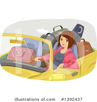 Luggage Clipart #1392437 by BNP Design Studio