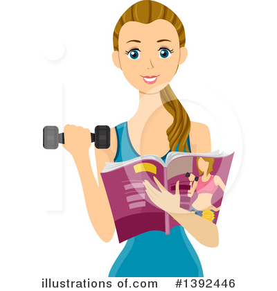 Lifting Weights Clipart #1392446 by BNP Design Studio