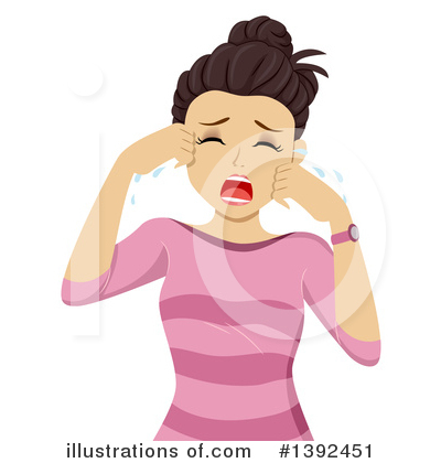 Crying Clipart #1392451 by BNP Design Studio