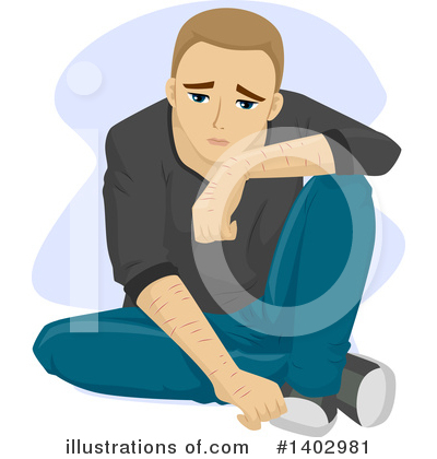 Depressed Clipart #1402981 by BNP Design Studio