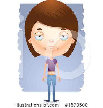 White Girl Clipart #1570506 by Cory Thoman