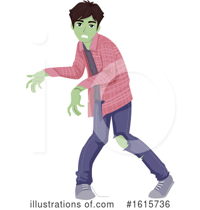 Zombie Clipart #1615736 by BNP Design Studio