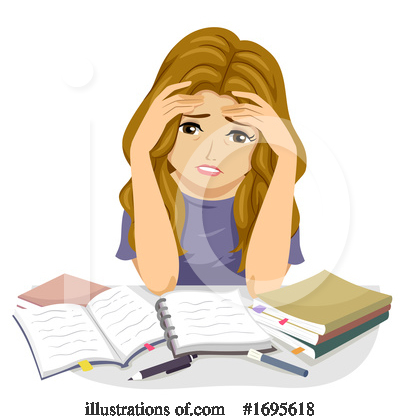Stressed Clipart #1695618 by BNP Design Studio