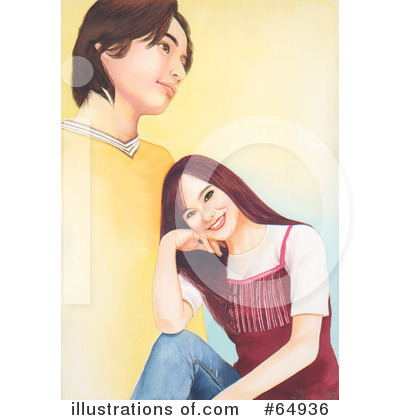 Royalty-Free (RF) Teenagers Clipart Illustration by YUHAIZAN YUNUS - Stock Sample #64936