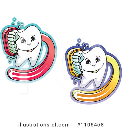Royalty-Free (RF) Teeth Clipart Illustration by Vector Tradition SM - Stock Sample #1106458