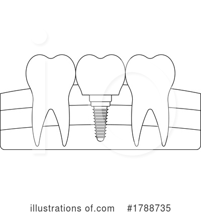 Royalty-Free (RF) Teeth Clipart Illustration by Lal Perera - Stock Sample #1788735