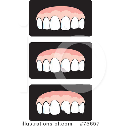 Royalty-Free (RF) Teeth Clipart Illustration by Lal Perera - Stock Sample #75657