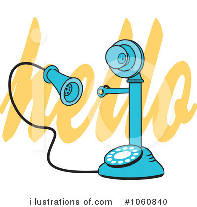 Royalty-Free (RF) Telephone Clipart Illustration by Johnny Sajem - Stock Sample #1060840