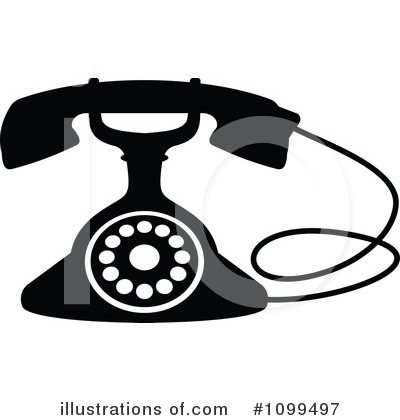 Royalty-Free (RF) Telephone Clipart Illustration by Vector Tradition SM - Stock Sample #1099497