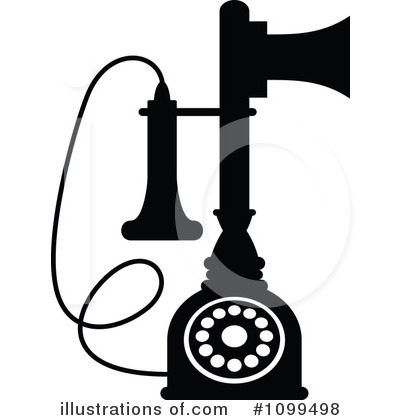 Royalty-Free (RF) Telephone Clipart Illustration by Vector Tradition SM - Stock Sample #1099498