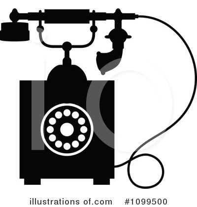 Royalty-Free (RF) Telephone Clipart Illustration by Vector Tradition SM - Stock Sample #1099500