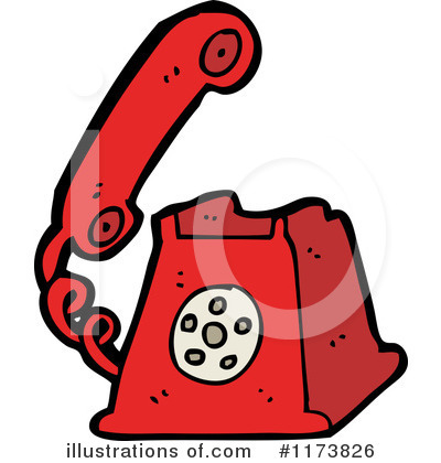 Royalty-Free (RF) Telephone Clipart Illustration by lineartestpilot - Stock Sample #1173826