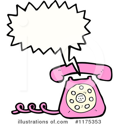 Royalty-Free (RF) Telephone Clipart Illustration by lineartestpilot - Stock Sample #1175353