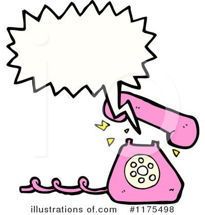 Royalty-Free (RF) Telephone Clipart Illustration by lineartestpilot - Stock Sample #1175498